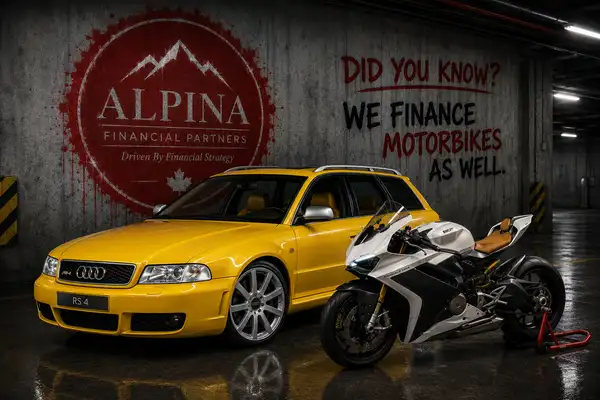 We finance motorcycles too