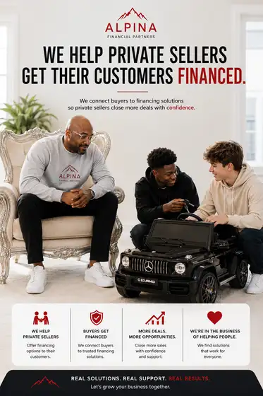 Alpina helps private sellers get buyers financed